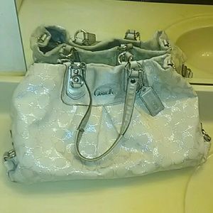 Genuine Coach Ashley signature handbag